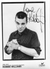 Celebrity autograph: Robbie Williams